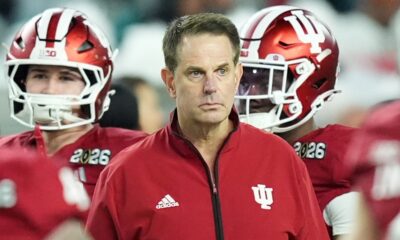 Indiana’s Curt Cignetti complains about lack of calls against Miami during halftime of national title game
