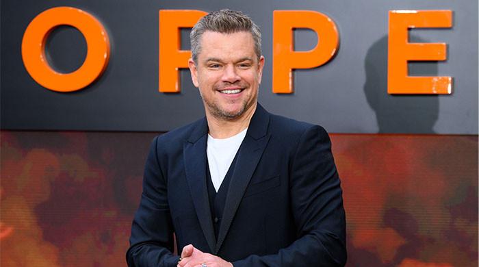 Matt Damon gets roasted by daughter during rare family red carpet appearance