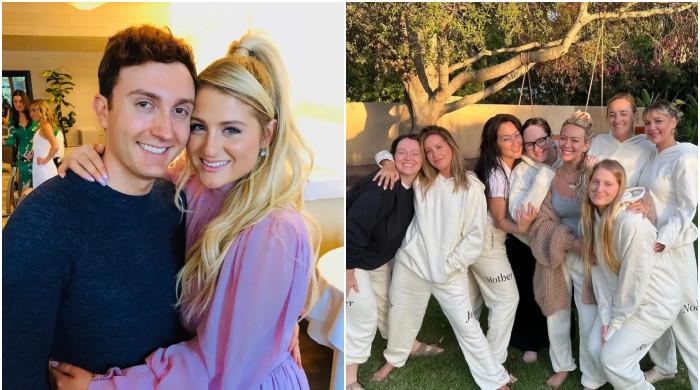 Meghan Trainor’s husband adds new layer to mom group drama after wife