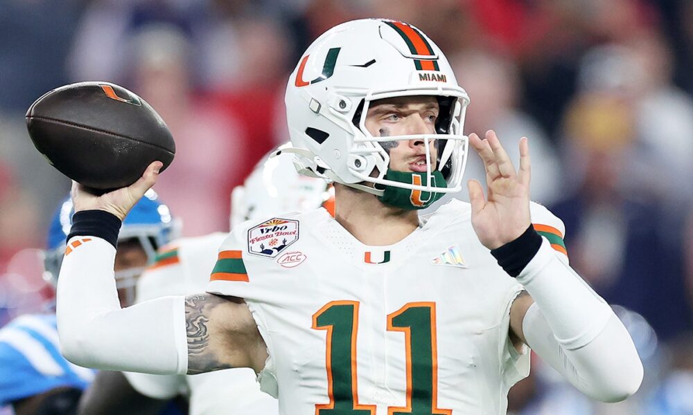 Miami beats Ole Miss behind Carson Beck’s game-winning touchdown to reach CFP National Championship Game