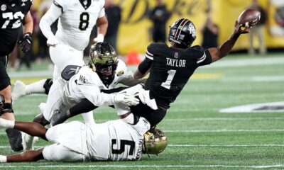 Mississippi State QB avoids disaster after appearing to suffer gruesome leg injury in Duke’s Mayo Bowl