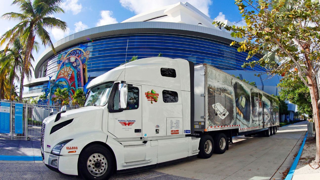 NHL’s holiday on ice amid balmy Miami’s swaying palm trees