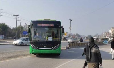 Passengers appreciate recently-launched electric bus service in Jhelum: minister
