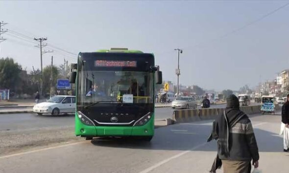 Passengers appreciate recently-launched electric bus service in Jhelum: minister