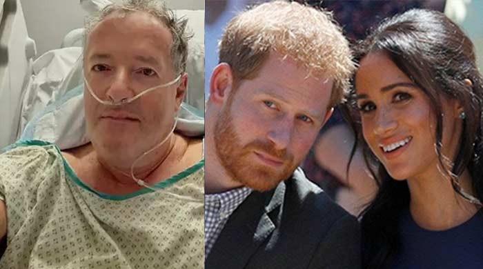Prince Harry, Meghan Markle stay silent as Piers Morgan rushes to hospital