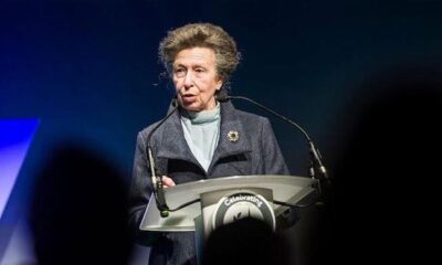 Princess Anne unveils her funny bone on duty