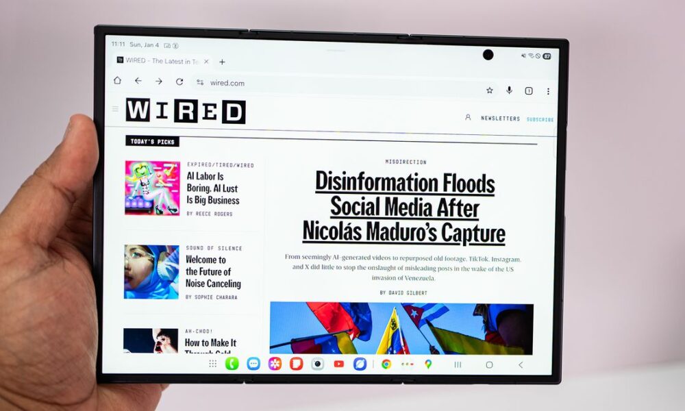 Samsung’s Galaxy Z TriFold Is the ‘Phablet’ You’re Looking For