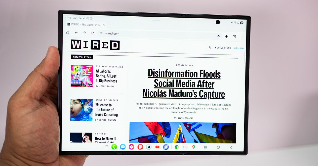 Samsung’s Galaxy Z TriFold Is the ‘Phablet’ You’re Looking For