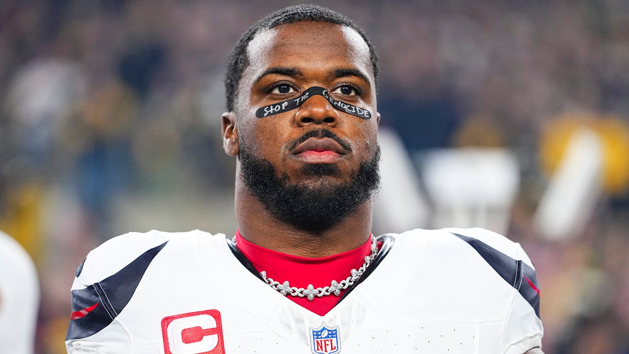 Texans’ Azeez Al-Shaair talks fine for pro-Palestinian message on eye tape: ‘It’s bigger than me’