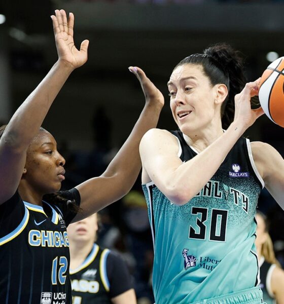 WNBA star Breanna Stewart calls to ‘abolish ICE’ before Unrivaled game