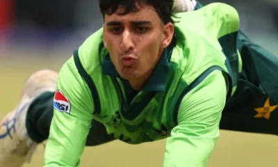 Watch Ahmed Hussain takes a breathtaking catch against Scotland  | The Express Tribune