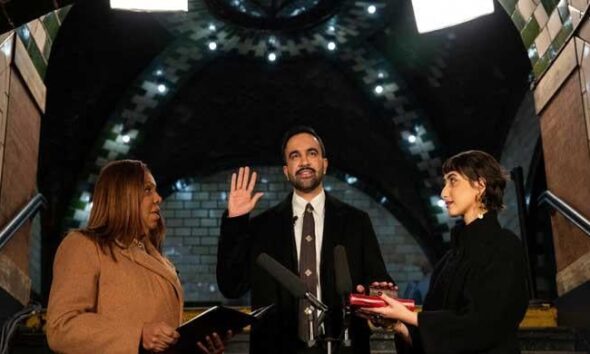 Zohran Mamdani becomes first NYC mayor to take oath of office on Holy Quran
