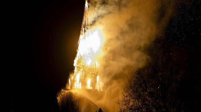 Fire ravages Amsterdam church on ‘unsettled’ Dutch New Year