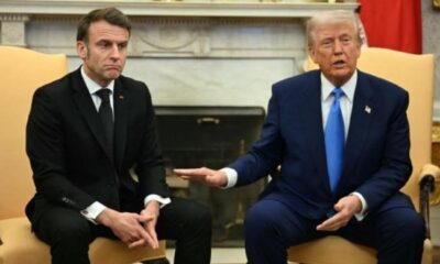 Trump shares messages from Macron offering G7 meeting after Davos