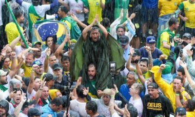 Lightning strike injures almost 100 at rally for Brazil’s former president