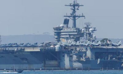 US carrier strike group arrives in Middle East amid Iran tensions