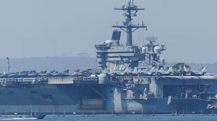 US carrier strike group arrives in Middle East amid Iran tensions