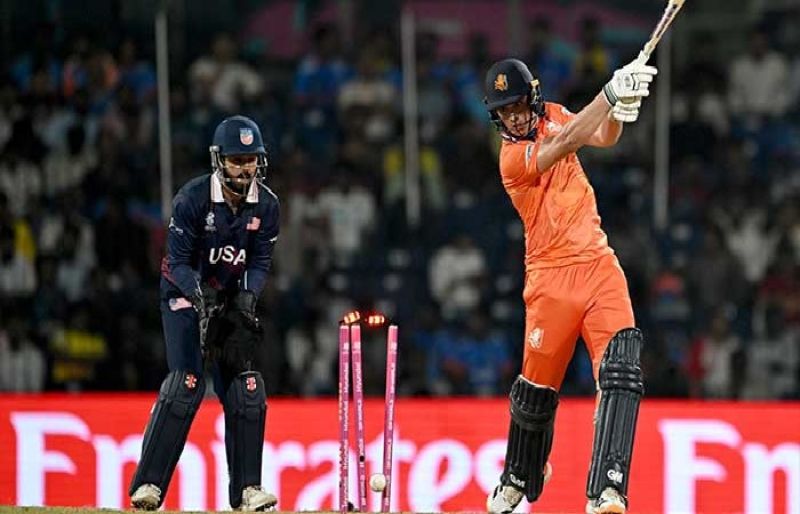 T20 World Cup: USA Crush Netherlands by 93 Runs to Stay in Contention