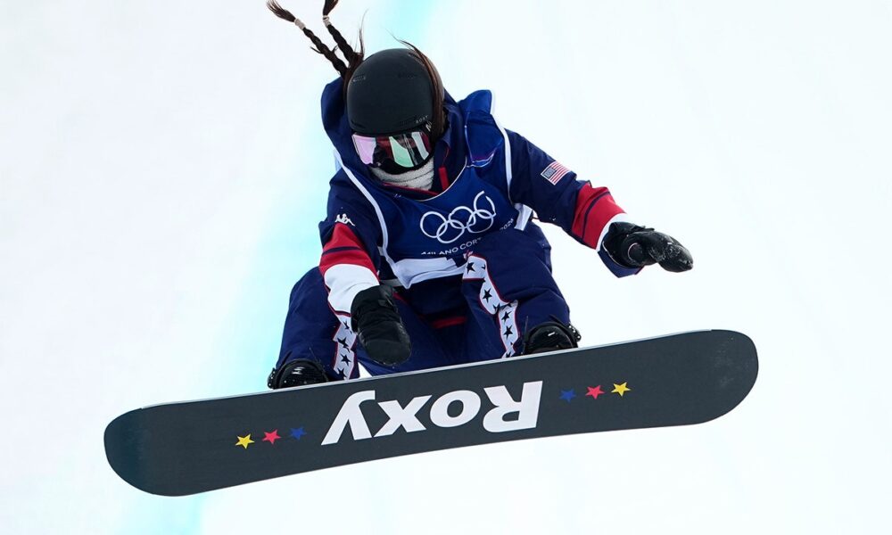 American Olympian Chloe Kim eyes historic gold medal despite shoulder injury