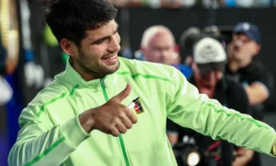 Carlos Alcaraz makes tennis history as youngest man to complete career Grand Slam as he beats Novak Djokovic | The Express Tribune