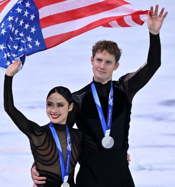 Chock, Bates take ‘bittersweet’ silver in Olympic ice dance