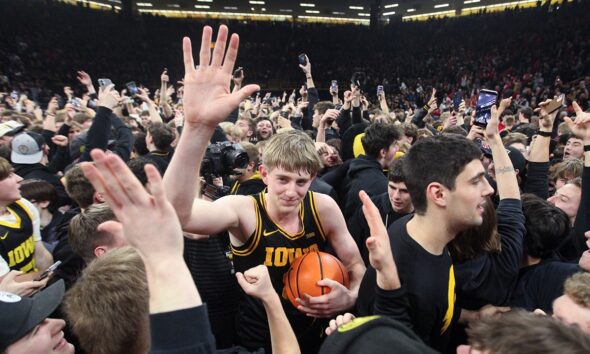 Court storm turns hectic as coach smacks fan’s phone; school apologizes for forcing ‘reactive situation’