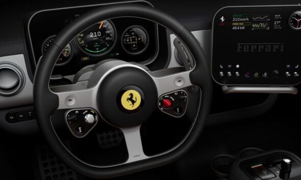 Ferrari’s New Jony Ive–Designed EV Is Swathed in Glass and Aluminum