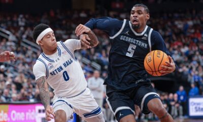 Georgetown guard KJ Lewis (ankle) out for rest of season
