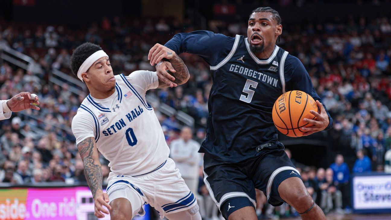 Georgetown guard KJ Lewis (ankle) out for rest of season