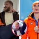 Jake Paul cries as fiancée Jutta Leerdam breaks an Olympic record