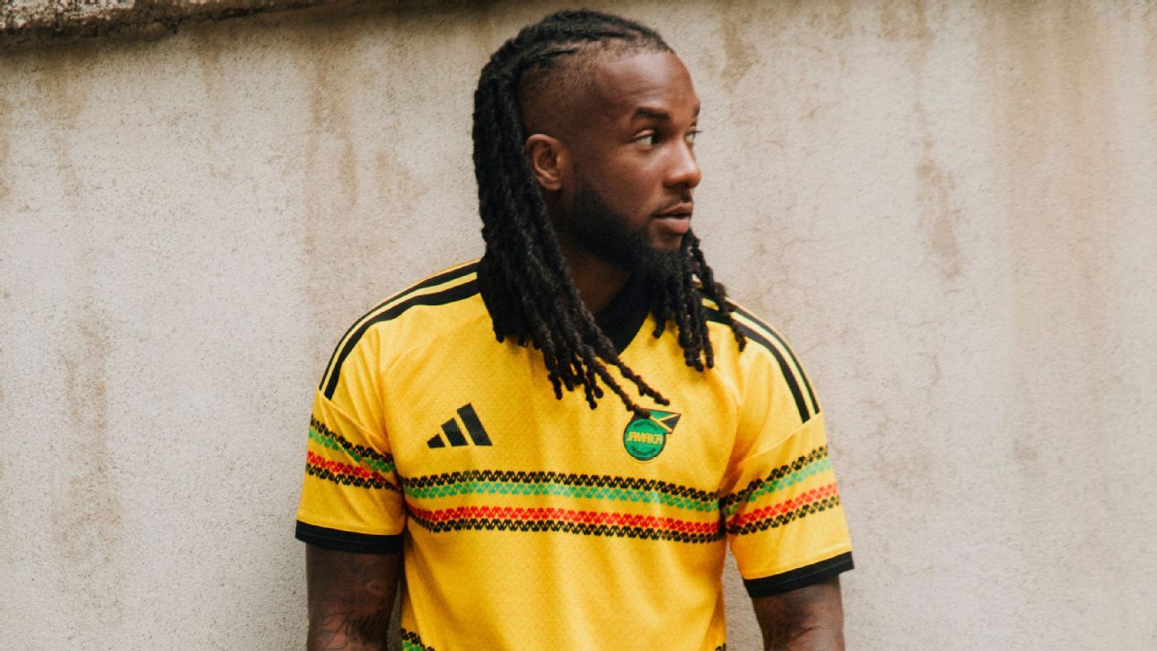 Jamaica unveil snazzy kits ahead of World Cup playoffs