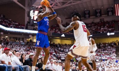Kansas’ Peterson finishes game, hits 2 late 3s to beat Texas Tech