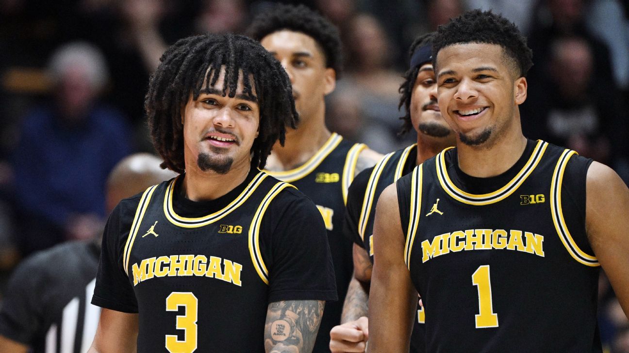 Men’s college basketball Power Rankings: A 1-2 showdown on tap this weekend