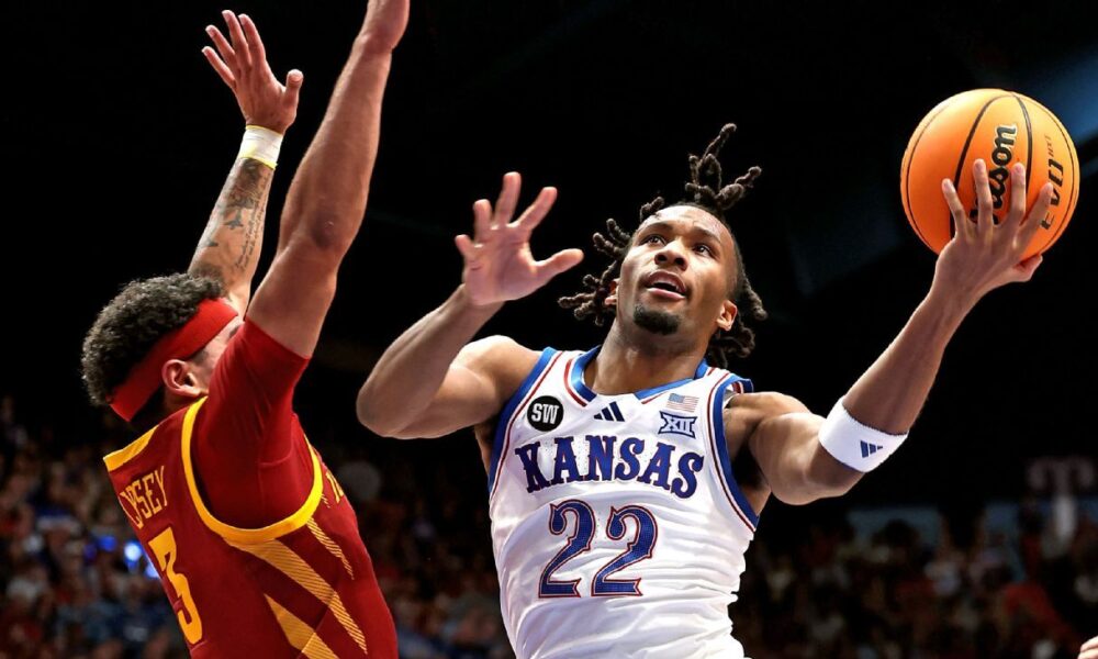 NBA execs: Kansas’ Peterson, BYU’s Dybantsa top draft prospects