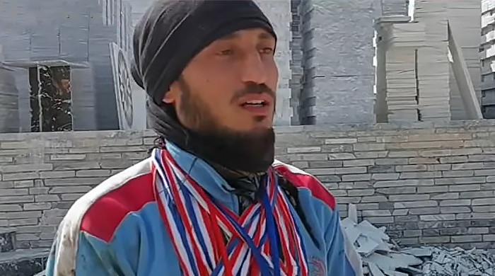 National medallist Rizwan Pathan forced into marble factory job