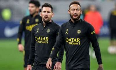 Neymar gifts Santos No. 10 shirt to Lionel Messi’s sons