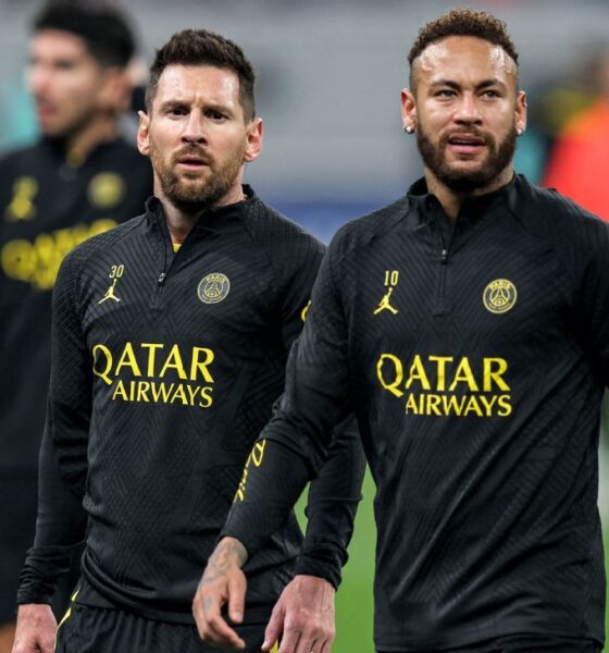 Neymar gifts Santos No. 10 shirt to Lionel Messi’s sons