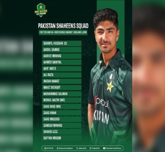 Pakistan Shaheens announce squad for T20’s, ODI’s – SUCH TV