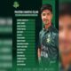 Pakistan Shaheens announce squad for T20’s, ODI’s – SUCH TV