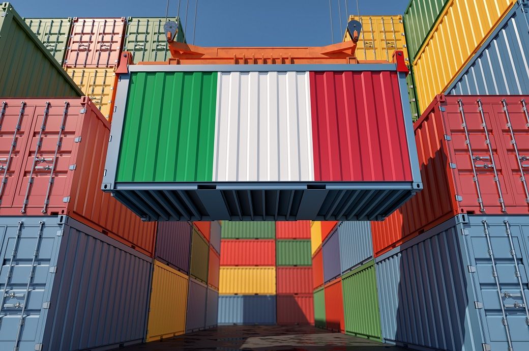 Seasonally-adjusted exports in Italy up 0.3% MoM, 4.9% YoY in Dec 2025