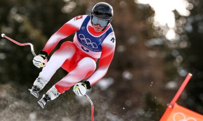 Switzerland claims first gold medal of Milan Cortina Olympics in men’s downhill
