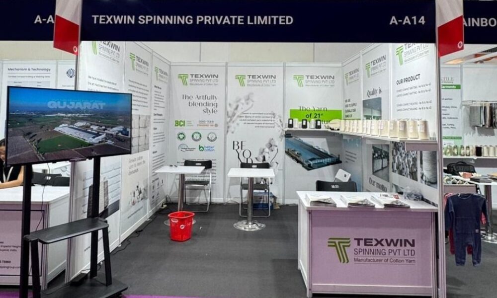 Texwin Spinning showcasing premium cotton yarn range at VIATT 2026
