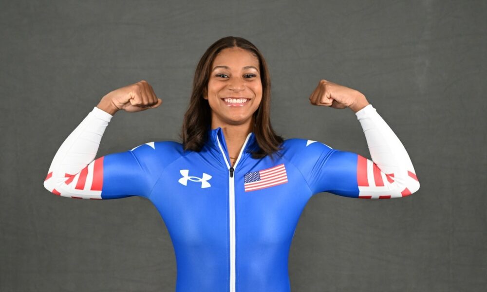 US Air Force Olympian Jasmine Jones expresses gratitude while representing America at Winter Games