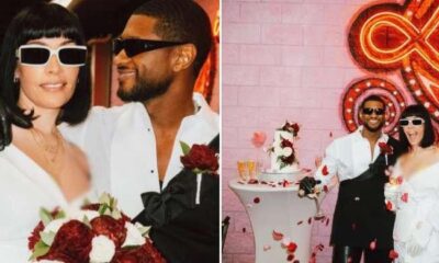 Usher shares surprise wedding photos with Jennifer Goicoechea on anniversary