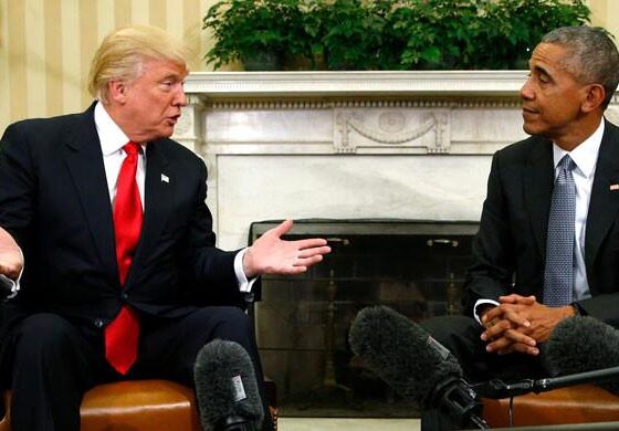 Fury after Trump posts video of Obamas as monkeys