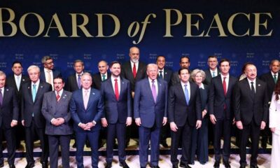 Trump tells first meeting of Board of Peace that bn raised for Gaza