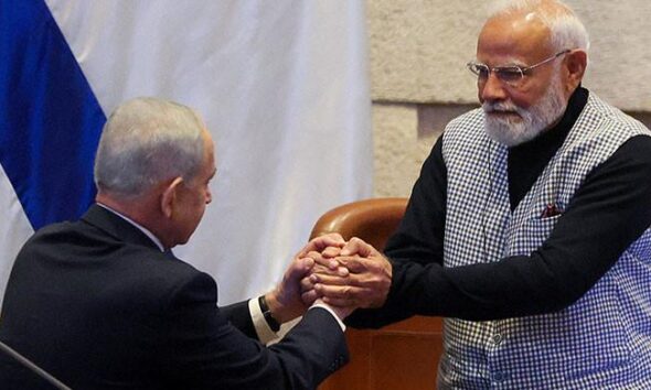 Modi says India stands firmly with Israel during Jerusalem visit