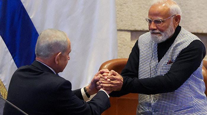 Modi says India stands firmly with Israel during Jerusalem visit