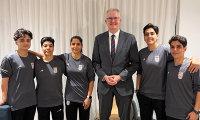 21 Iranian women’s soccer players weigh return home after 5 granted asylum