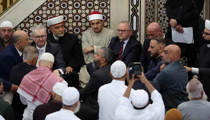 Australian mosque protesters heckle PM Albanese over Israel stance